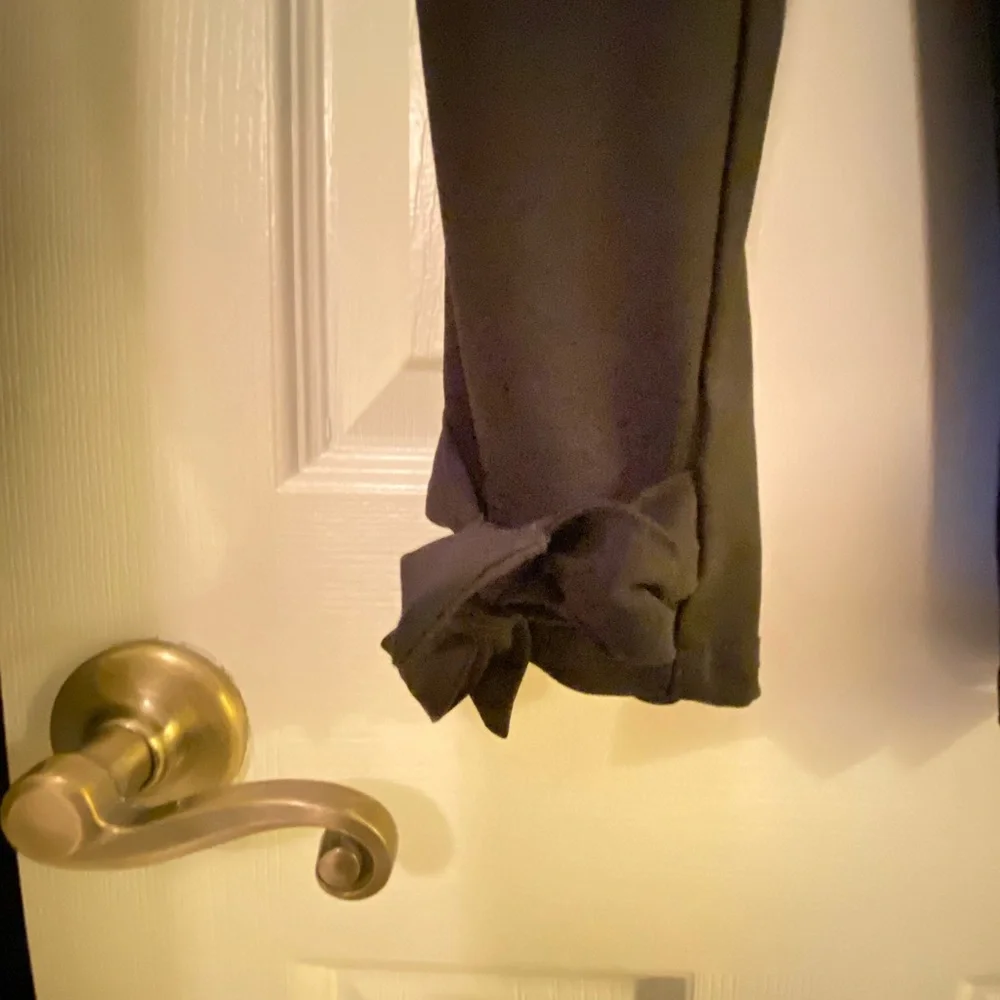 GRACE KARIN Black High Waisted Ankle Bow Pants - Picture 5 of 16